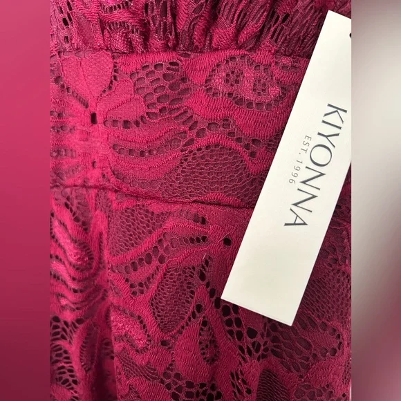 NWT Kiyonna mademoiselle lace floral cocktail dress XS - Picture 6 of 9